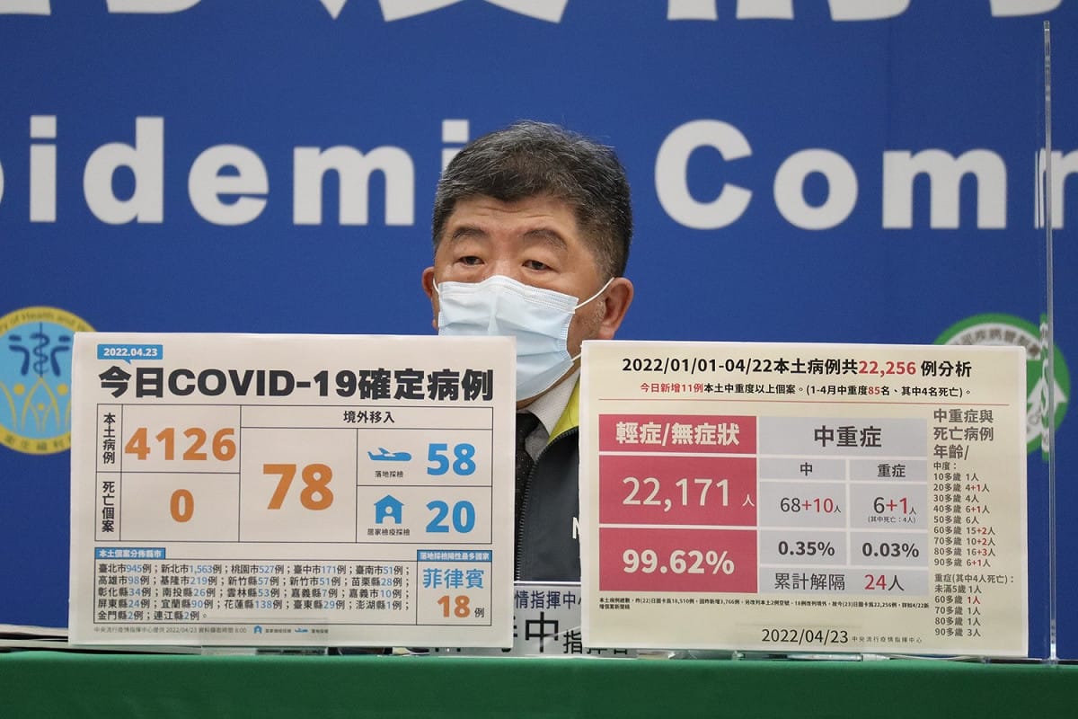 中央流行疫情指揮中心指揮官陳時中。 圖：中央流行疫情指揮中心／提供