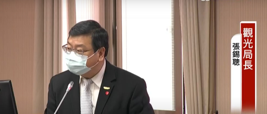 交通部觀光局長張錫聰。 圖：擷取自國會直播