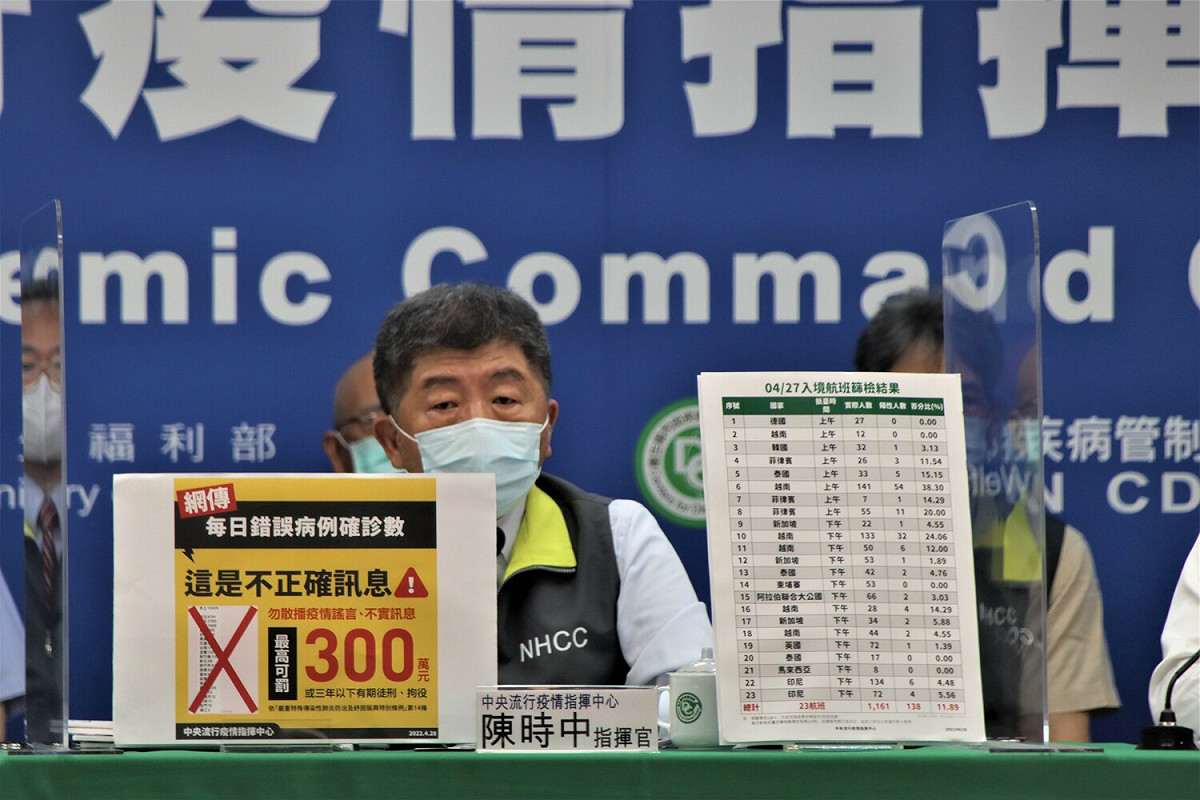 中央流行疫情指揮中心指揮官陳時中 圖：中央流行疫情指揮中心/提供