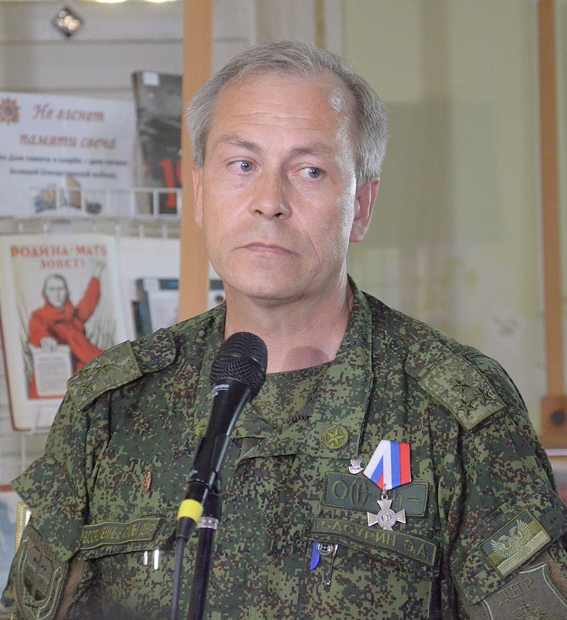 頓涅茨克軍方發言人巴蘇林（Eduard Basurin）。 圖：翻攝自維基百科（作者為Andrew Butko）