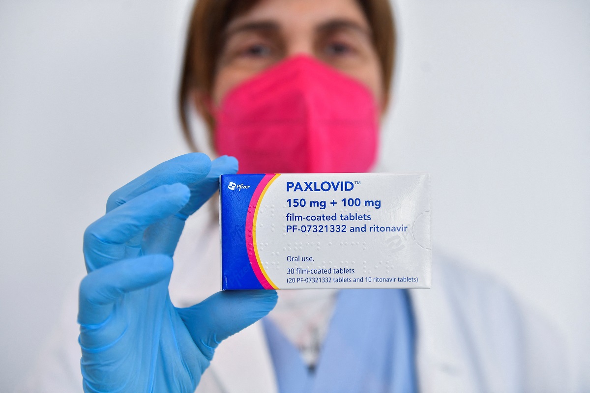 新冠肺炎口服抗病毒藥物Paxlovid。 圖 : 達志影像（路透社）