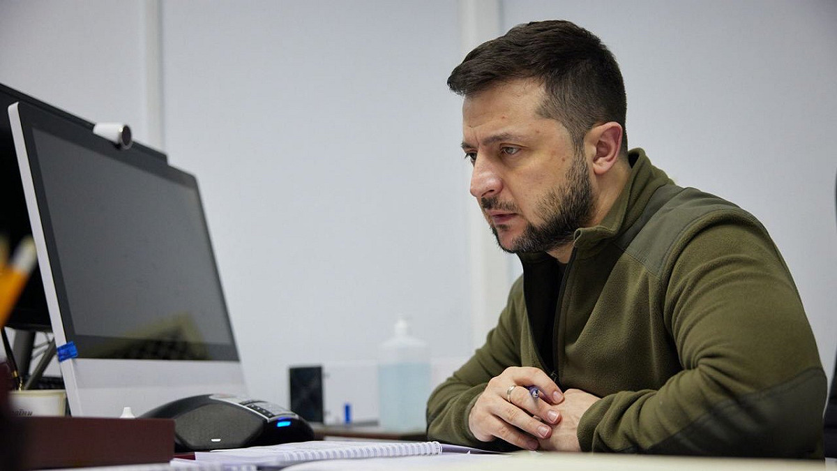 烏克蘭總統澤連斯基（Volodymyr Zelensky）。 圖：翻攝自澤連斯基推特。