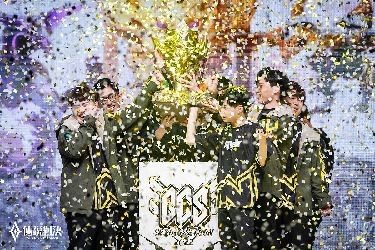 打破GCS例行賽第一魔咒 ONE 4比1擊敗BRO勇奪冠軍 圖：Garena/提供