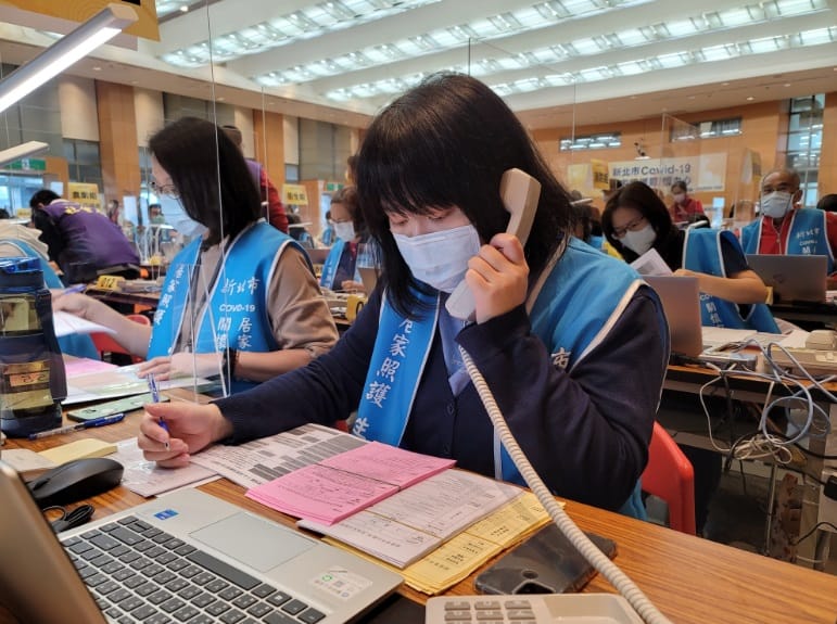 相關局處投入各局處及志工人力。 圖：新北市民政局提供