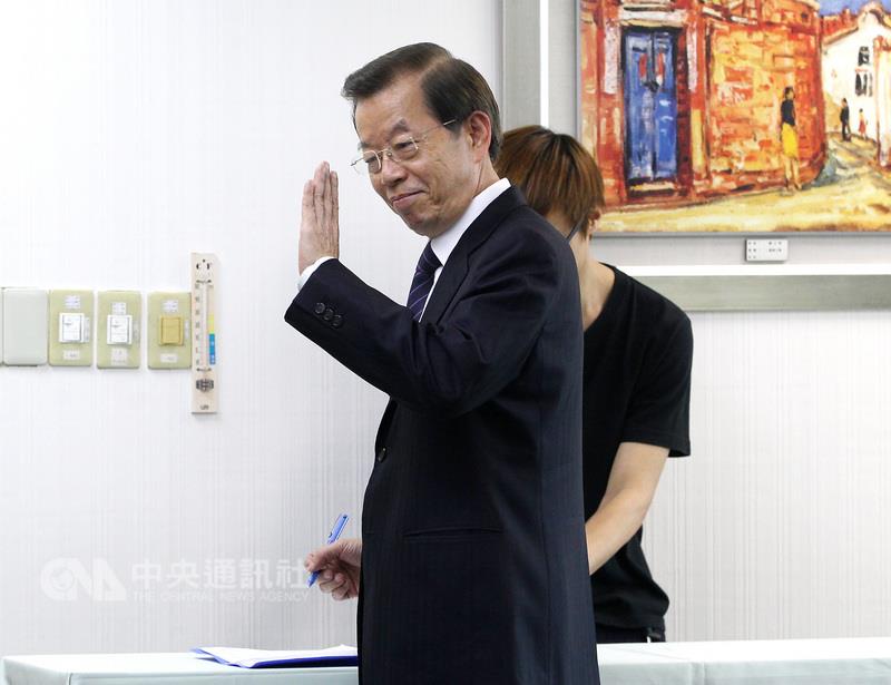 新任駐日代表謝長廷9日搭機赴日履新，期待深化台日關係。 圖：中央社