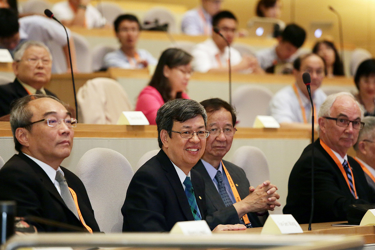 副總統陳建仁14日出席「第23屆太平洋科學大會」（Pacific Science Congress）開幕典禮。 圖：總統府提供
