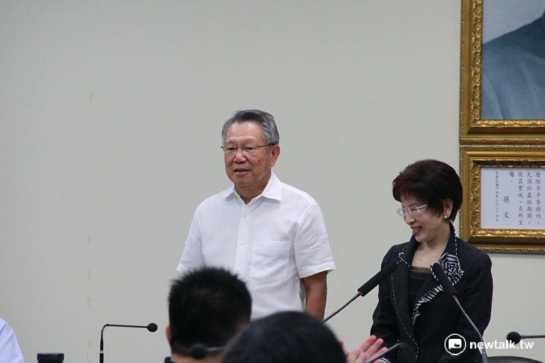 國民黨副主席詹啟賢12日表示，針對黨產條例國民黨雖落難，但國民黨是歷史、負責任的政黨，「不可能也不會宣布破產」。 圖：新頭殼資料照片