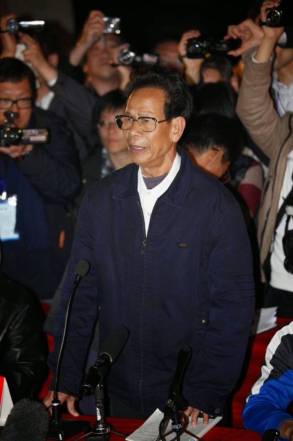 烏坎村主任林祖戀在17日突然被扣上「受賄」帽子押走，引起烏坎村民一陣譁然。 圖：達志影像/路透社資料照片
