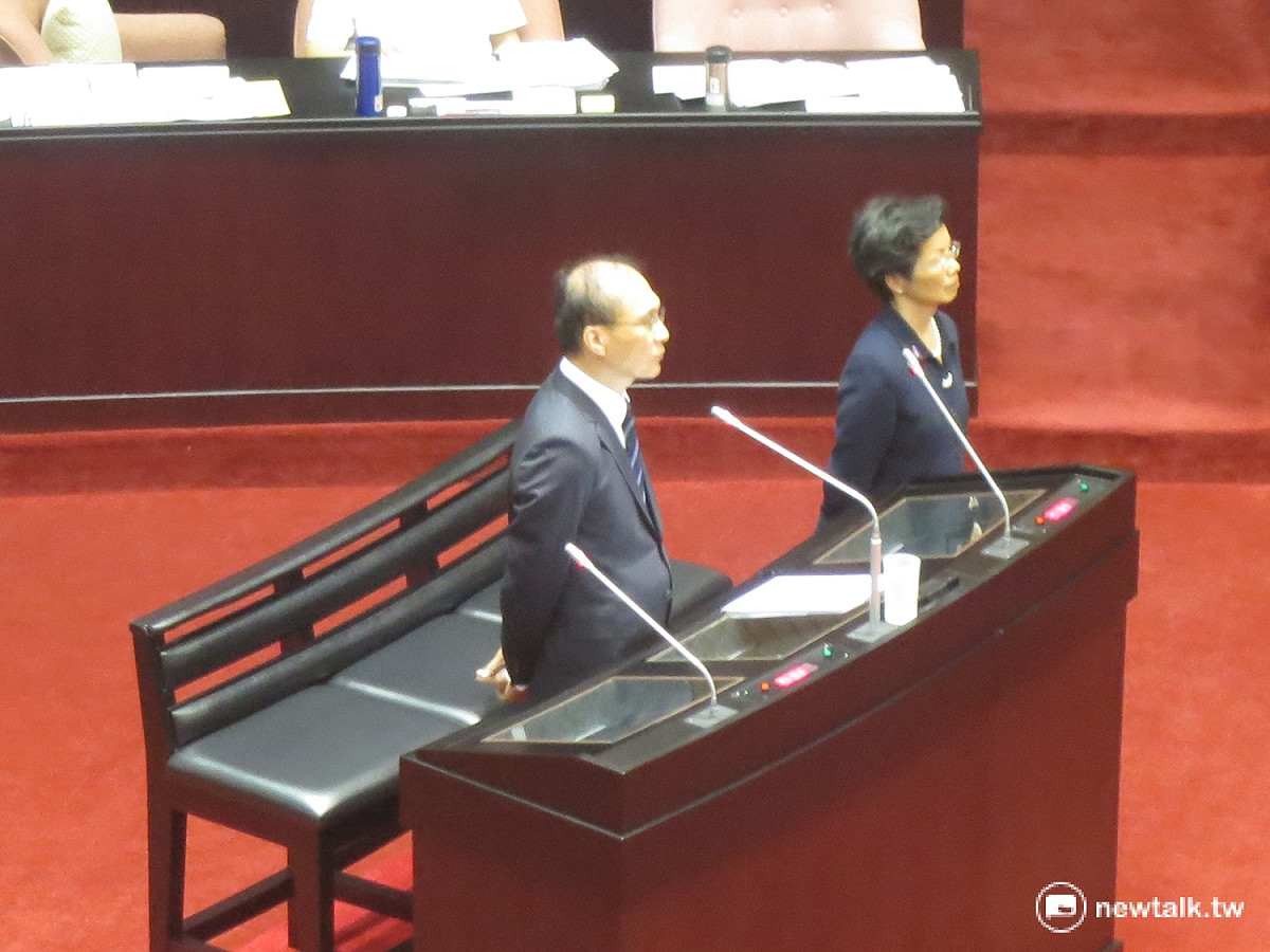 行政院長林全21日赴立院備詢。 圖：呂佳峻/攝