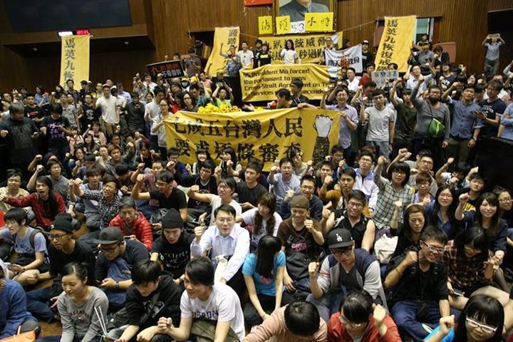 318學運屆滿3年，台北地方法院也將於31日進行一審宣判。 圖：新頭殼資料照片