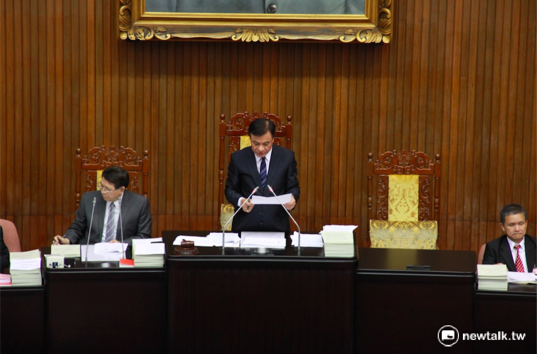 立法院院會5日三讀通過《組織犯罪防治條例》第7條條文修正案。 圖：鄭佑漢/攝
