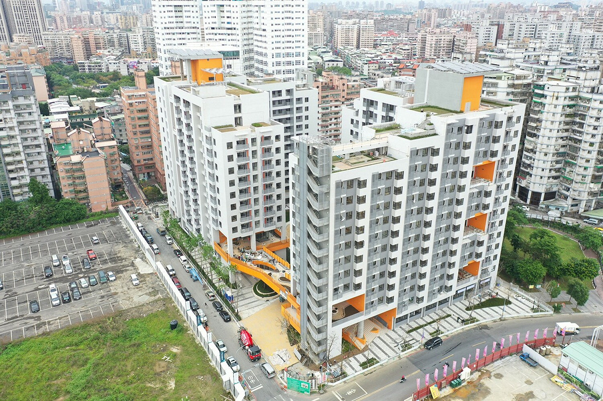 土城員和社宅外觀。 圖：新北市城鄉局提供