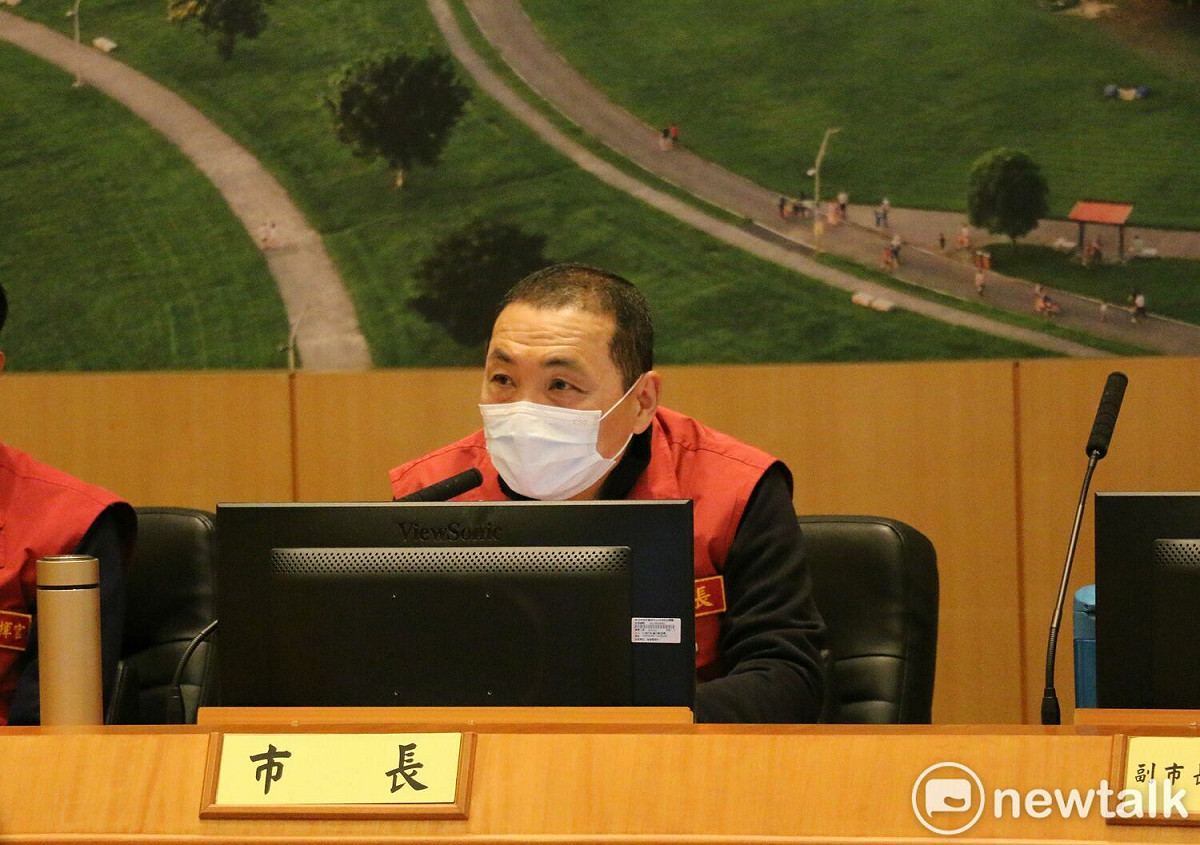 侯友宜表示，新北市的疫苗覆蓋率有一定程度。 圖：林昀真/攝