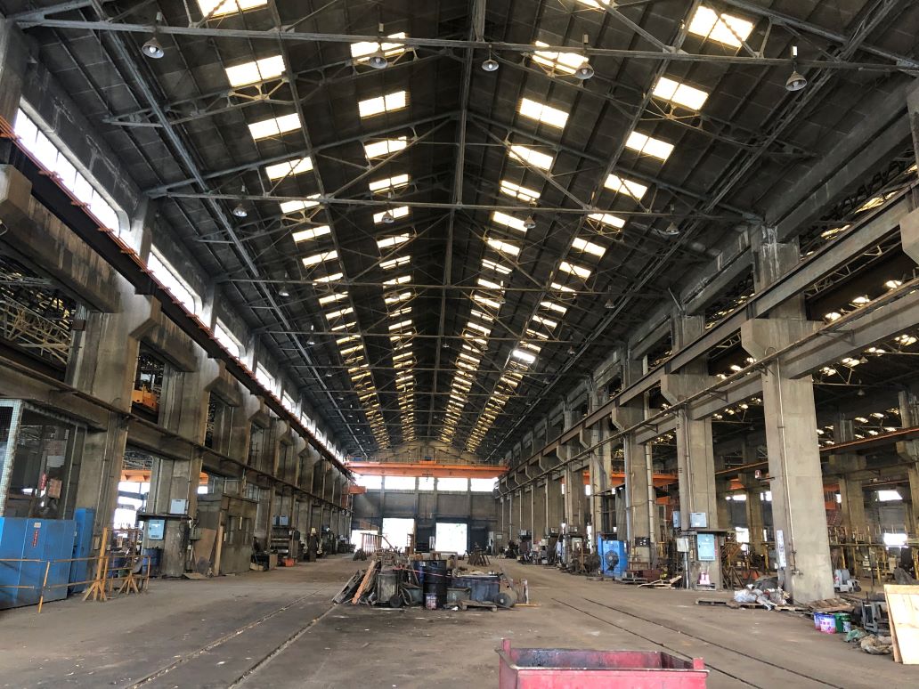 貨車工廠室內空間。 圖：高雄市政府提供