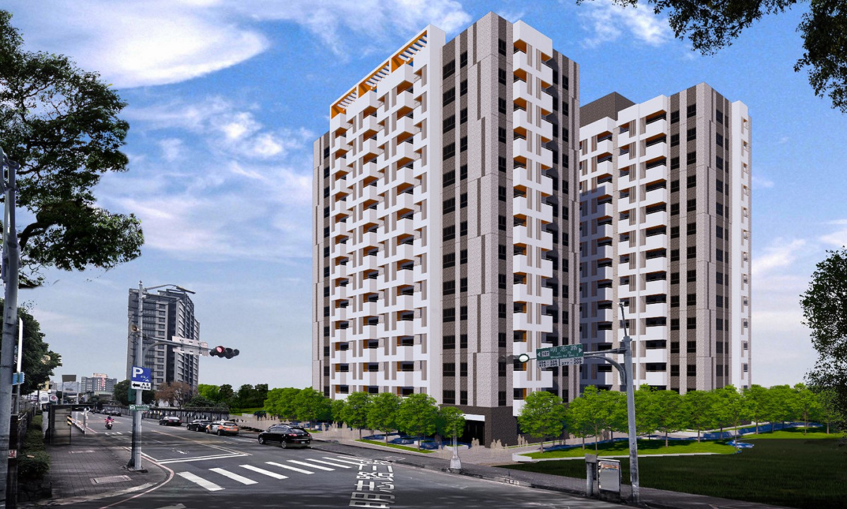 泰山貴和安居社會住宅1期透視圖。 圖：新北市城鄉局提供（資料照）