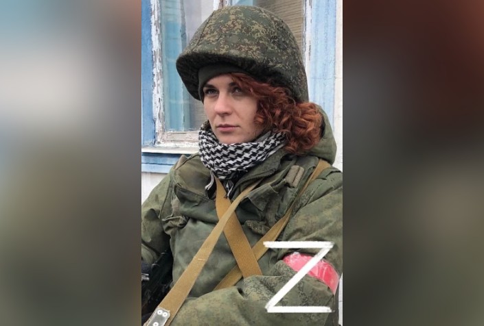 俄羅斯媒體本週證實，俄羅斯女軍醫加拉托娃在烏克蘭陣亡。 圖：翻攝推特