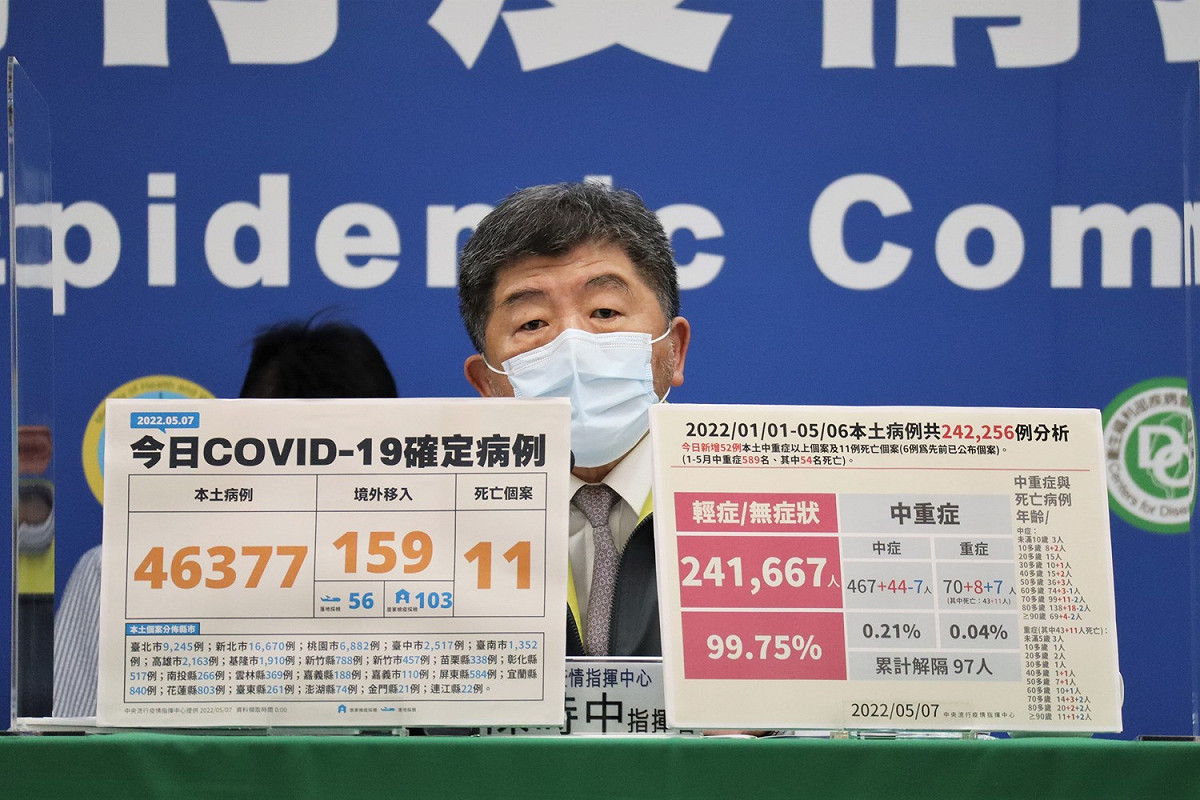 中央流行疫情指揮中心指揮官陳時中。 圖：中央流行疫情指揮中心／提供
