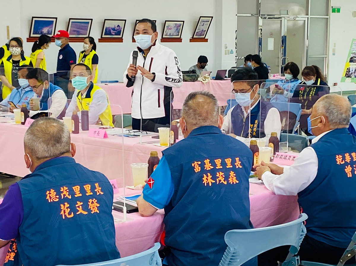 侯友宜參加石門治理。 圖：新北市民政局提供
