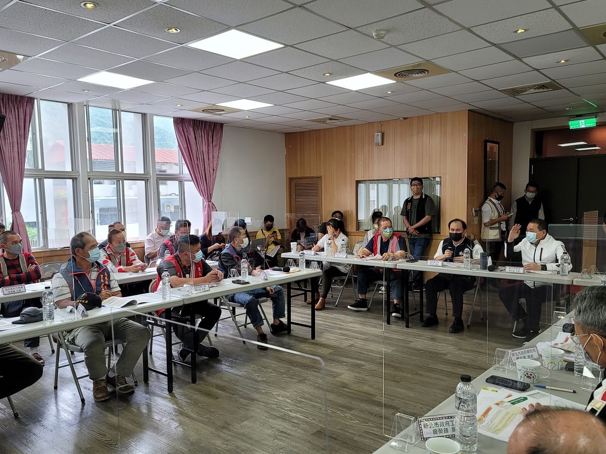 侯友宜參加烏來行動治理。 圖：新北市民政局提供