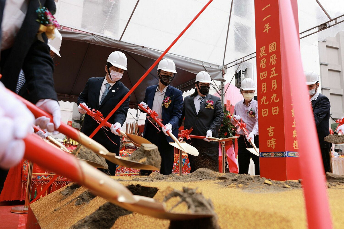 蘆洲光華段危老案動土儀式。 圖：新北市都更處提供
