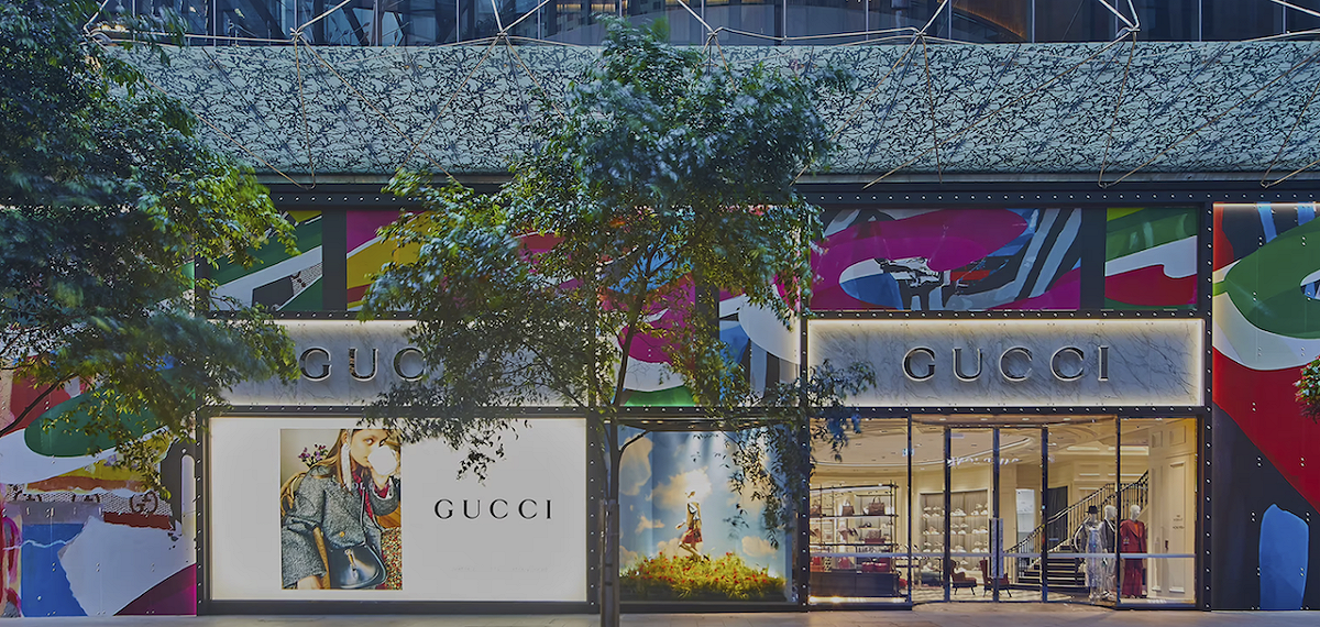 Gucci宣佈將接受加密貨幣作為支付工具。5月底開始在美國5家直營店開放10種加密貨幣支付商品，計劃今年夏天拓展至全美國商店接受加密貨幣。(圖為Gucci直營店) 圖：取自Gucci官網