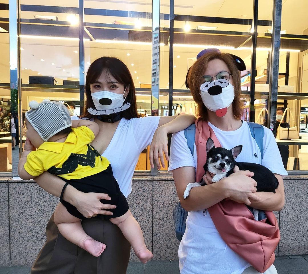 HowHow一家。 圖：翻攝自HowHow IG(@howhowhasfriends)