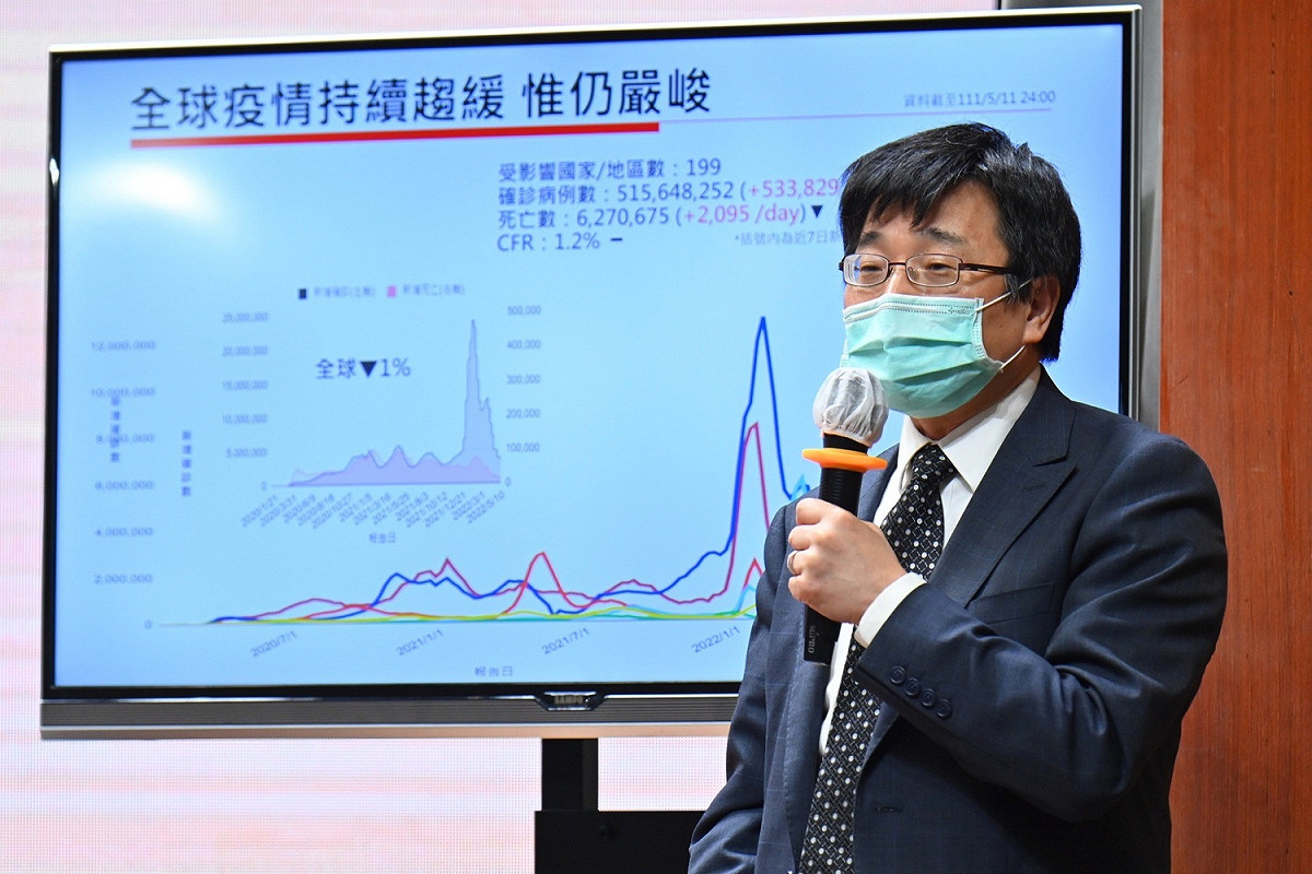 衛福部疾管署長周志浩。 圖：行政院提供