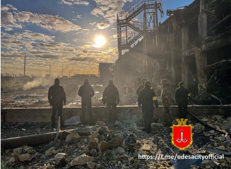 俄軍用高超音速飛彈攻擊烏克蘭南部海港城市敖德薩。 圖 : 翻攝自敖德薩市府官網（資料照）