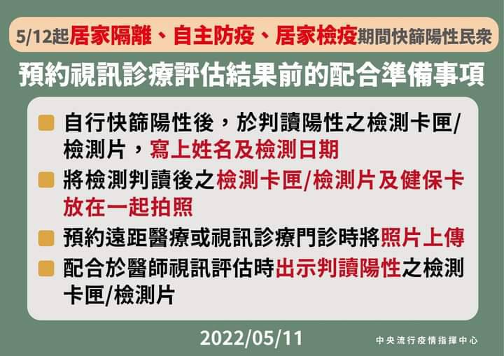 屏東預約視訊診療評估前配合事項。 圖：屏東縣政府提供