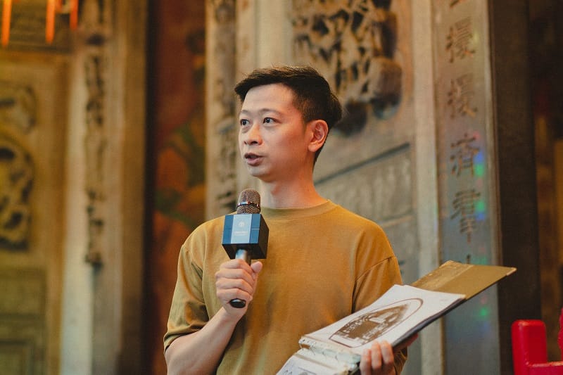 《新莊騷》創辦人梁勝欽，將以走讀方式帶領民眾巡走新莊丹鳳地區的文化記憶與創作。 圖：新北市文化局提供