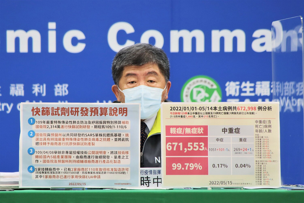 中央流行疫情指揮中心指揮官陳時中 圖：中央流行疫情指揮中心/提供