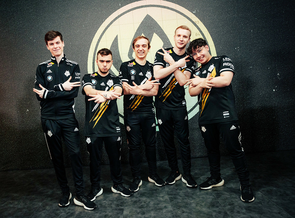 本次MSI完整的六強名單為：T1、RNG、G2、SGB、PSG、EG。圖中為歐洲 LEC 賽區代表 G2。 圖：Riot Games
