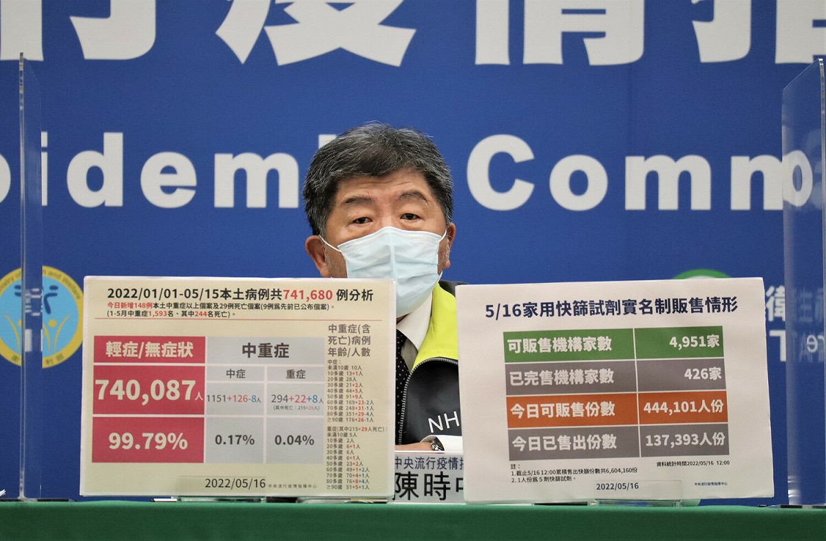 中央流行疫情指揮中心 指揮官陳時中 圖：中央流行疫情指揮中心/提供
