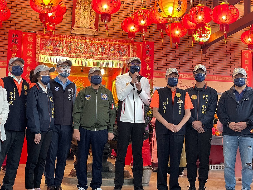 謝政達致詞。 圖：金山區公所提供