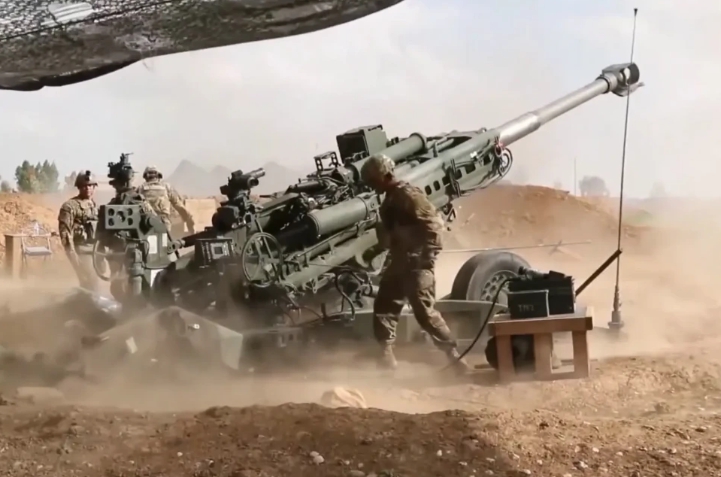美國之前軍援烏克蘭的「M777榴彈炮」。 圖 : 翻攝US Army(資料照)