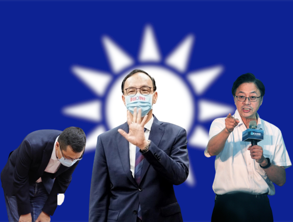 國民黨主席朱立倫決定徵召張善政參選桃園市長，羅智強正式出局。 圖：新頭殼合成