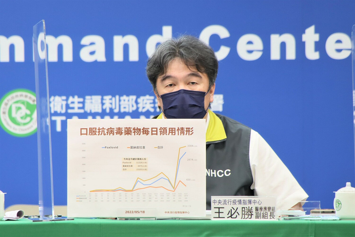 醫療應變組副組長王必勝  圖：中央流行疫情指揮中心/提供