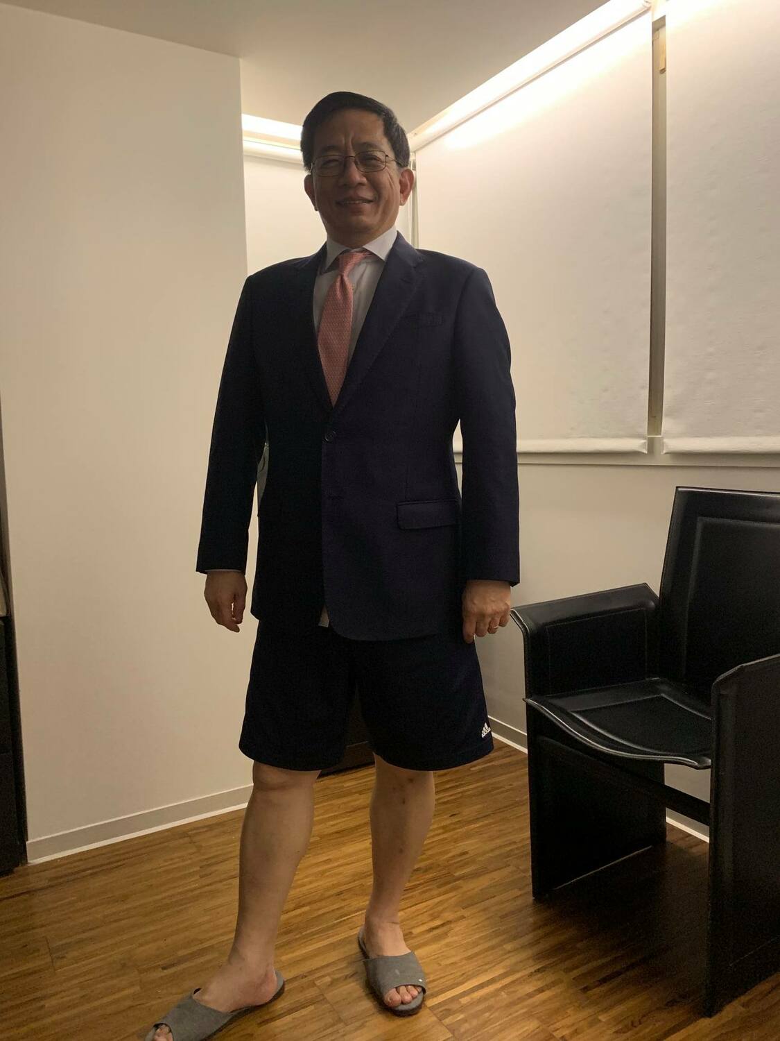 管中閔去年就曾分享過類似的搭配。 圖：翻攝自管中閔 臉書