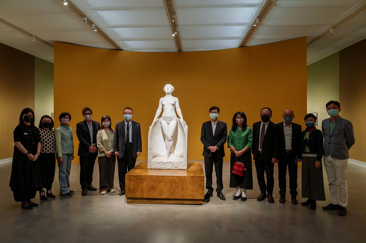 《光─臺灣文化的啟蒙與自覺》展覽開幕。 圖：高美館提供