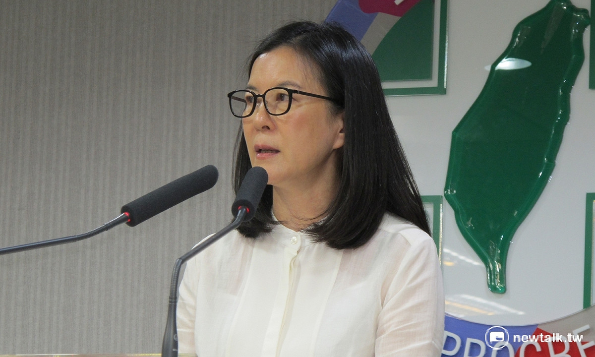 民進黨發言人邱莉莉22日表示，解決不當黨產的問題，無關藍綠，也不是鬥爭，而是健全政黨發展。 圖：新頭殼資料照片