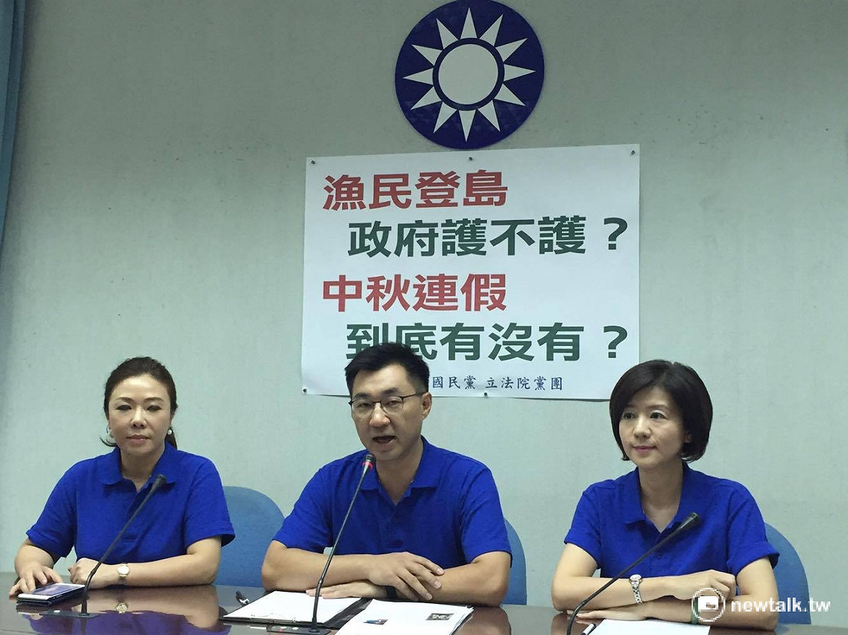 針對勞工週休爭議，現在依舊沒有一個結果，國民黨江啟臣22日召開記者會批評政府，別讓民眾休假無所適從。 圖：鄭佑漢/攝