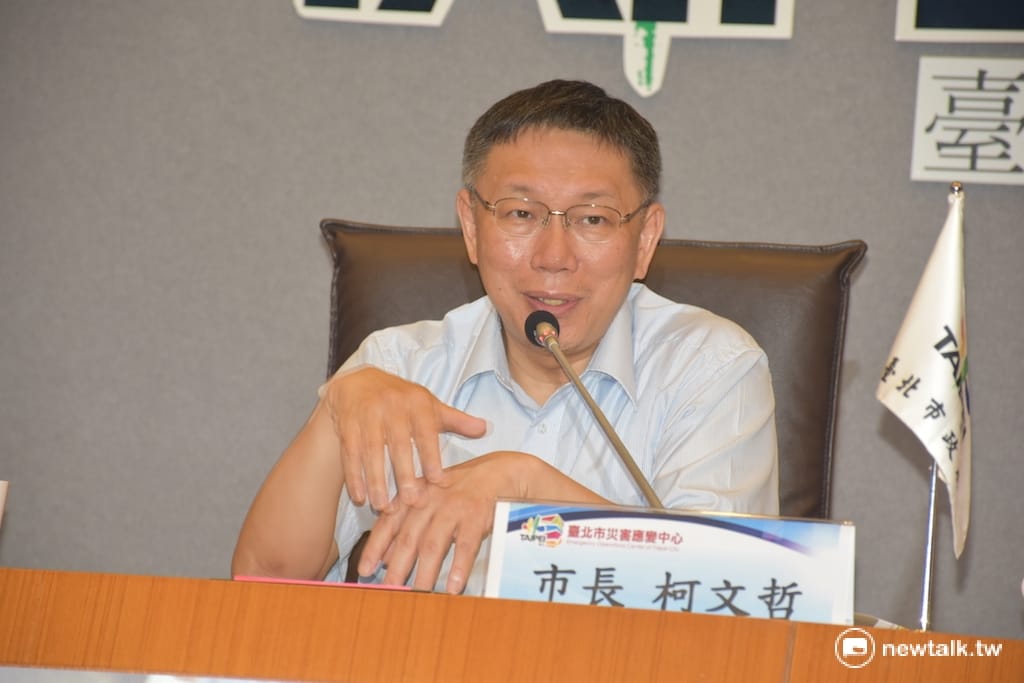 談及核能議題，台北市長柯文哲4日說，自己並非反核，而是反對台灣發展核能。 圖：陳又瑞/攝