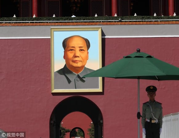 天安門廣場首度因為武漢肺炎疫情暫停開放參觀。 圖：翻攝視覺中國（資料照）
