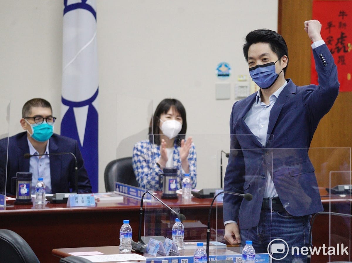 立委蔣萬安正式獲國民黨提名參選台北市長。 圖：張良一/攝