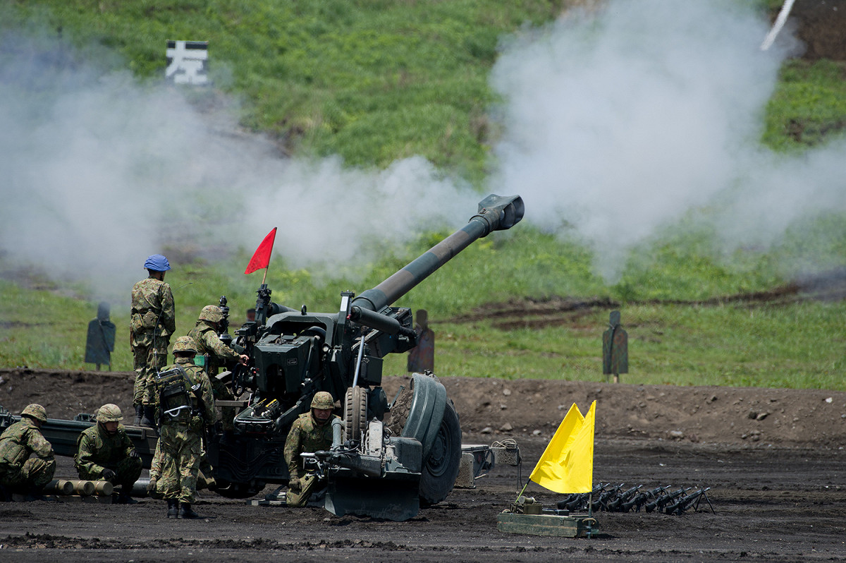 「FH-70」榴彈砲。（資料照） 圖：翻攝陸上自衛隊推特