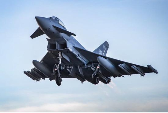 英國的颱風戰機。(示意圖) 圖 : 翻攝自KKNews（資料照）