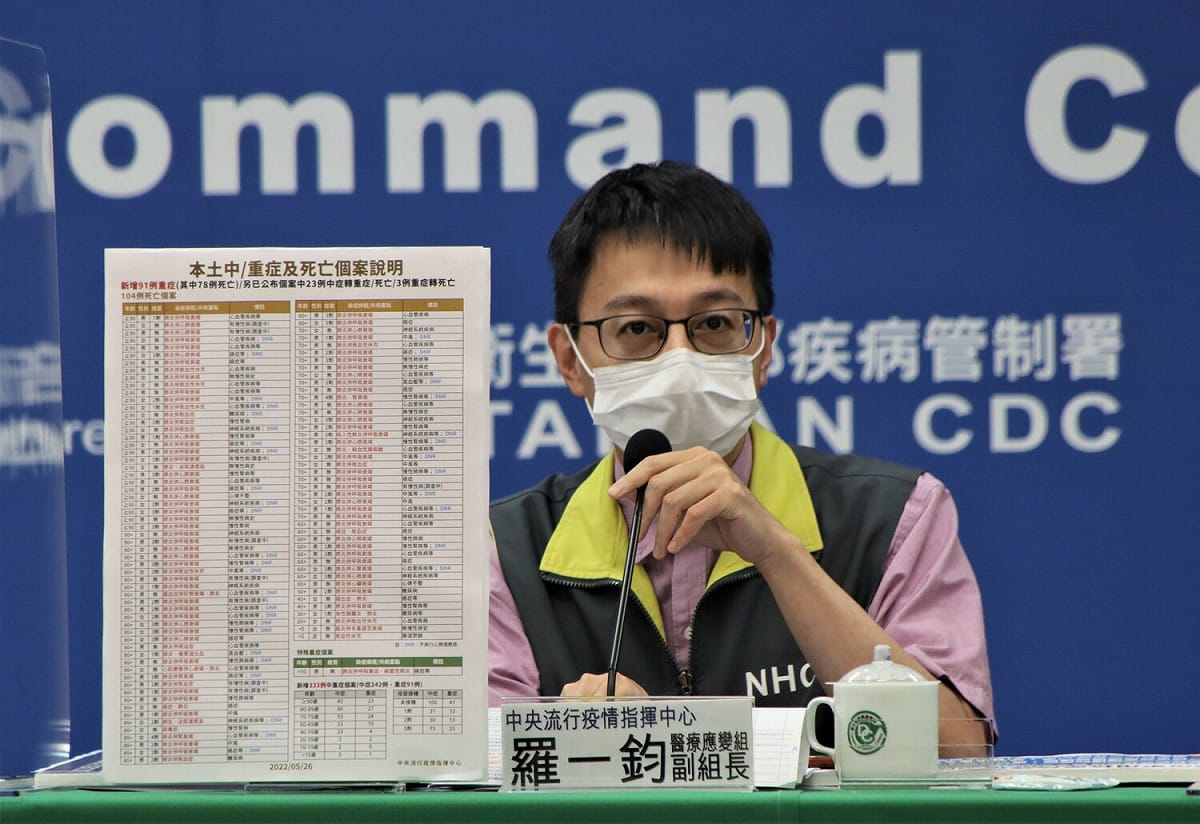 醫療應變組副組長羅一鈞 圖：中央流行疫情指揮中心/提供