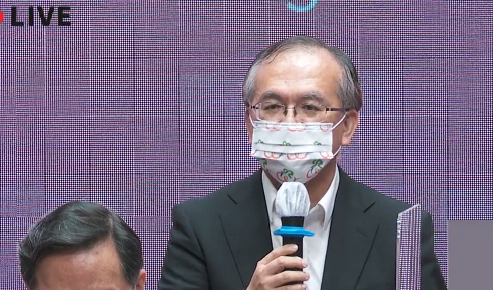 交通部次長陳彥伯。 圖：擷取自行政院直播