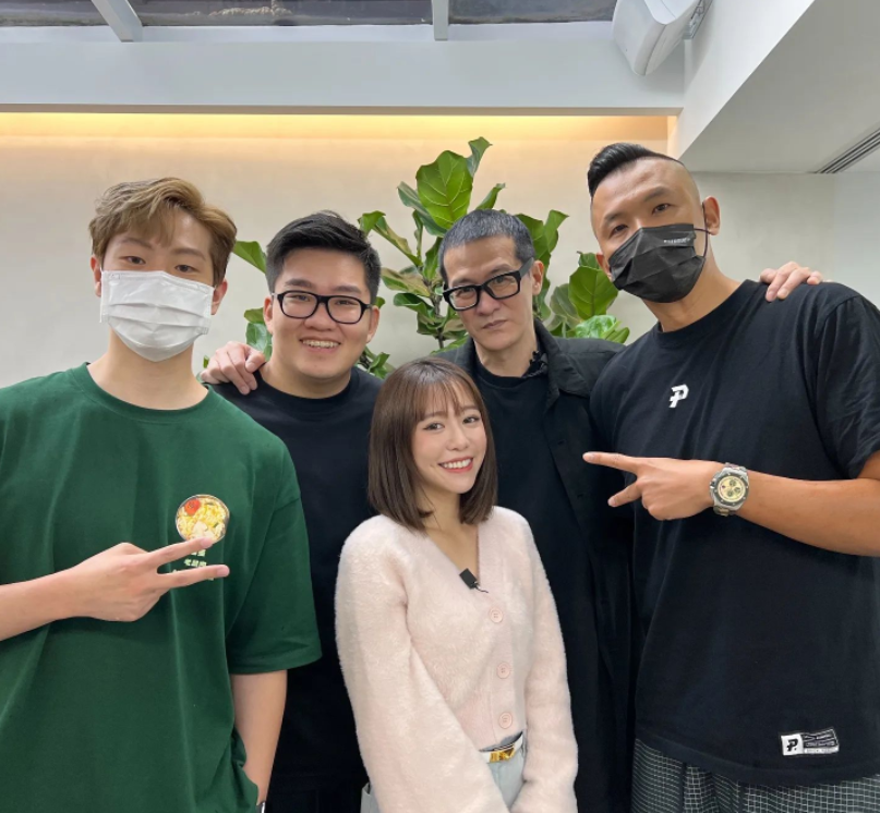 Joeman發出自己與紀卜心、Andy設計師的合照 圖：翻攝自Joeman IG