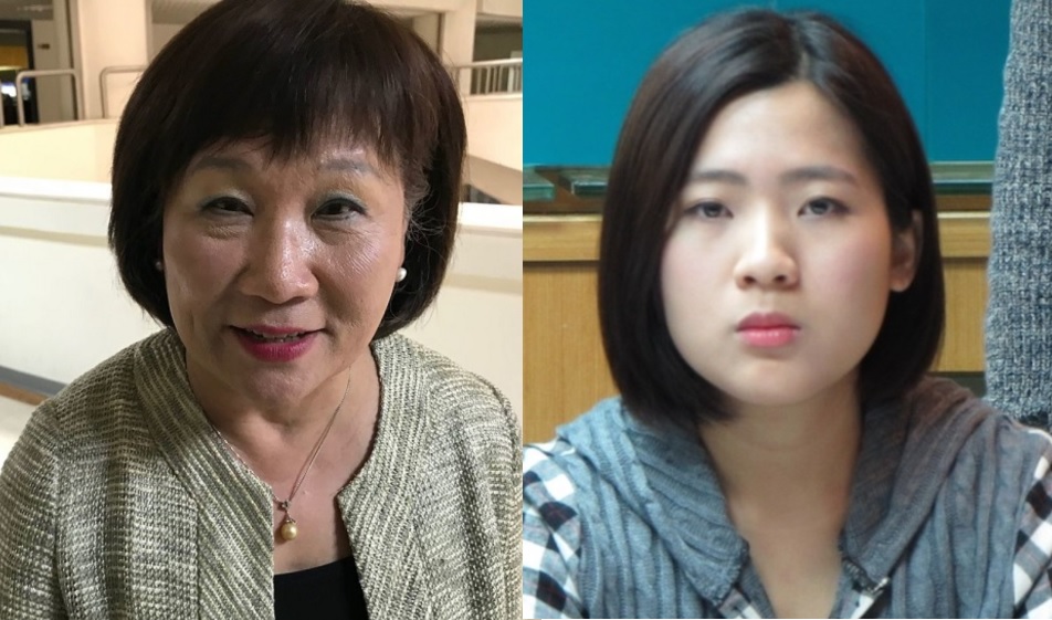 國民黨前台北市議員厲耿桂芳、北市議員徐巧芯 圖：周煊惠 / 攝、資料照(合成圖)
